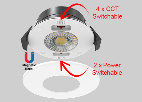 Power and CCT Switchable