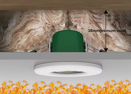 fire Rated LED Downlights LED Lighting Recessed spotlight ip65 dimmable