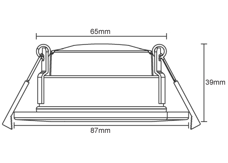 downlight size