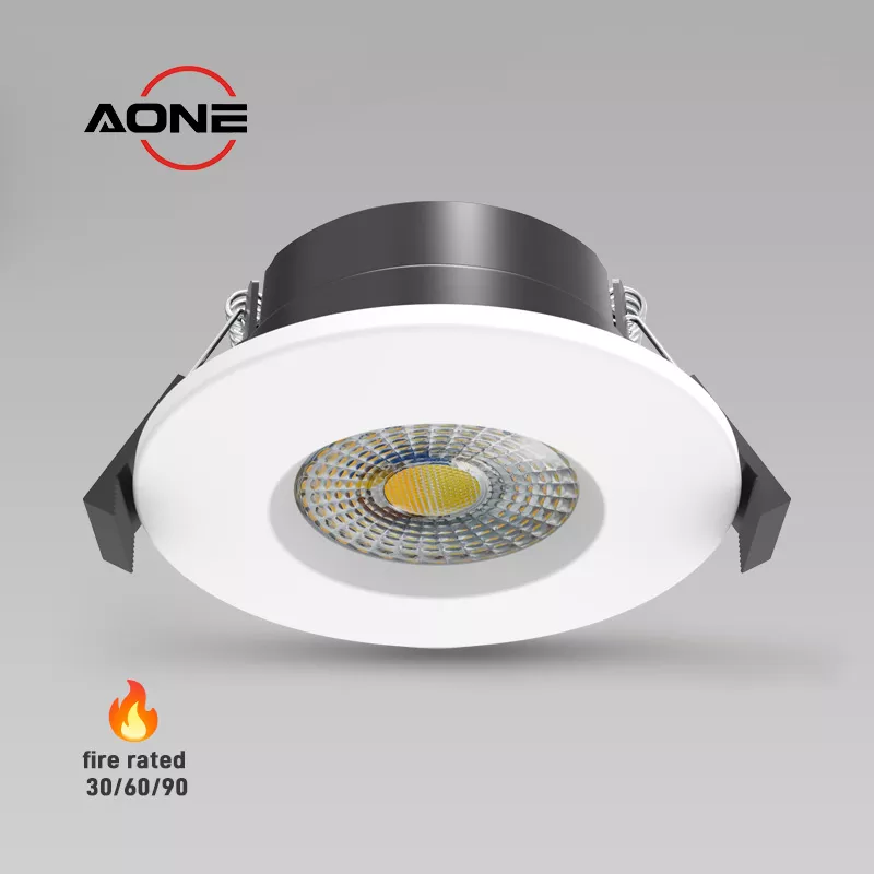 Ultra-thin Dimmable 4CCT IP65 Fire Rated Recessed Multi-function Downlight DL190B