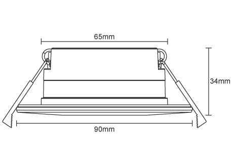 downlight size