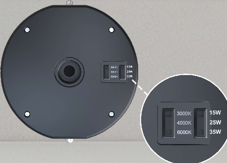 HIGH LOW BAY WATTAGE AND cct SWITCHABLE