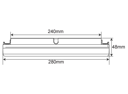 ceiling light diameter 280mm