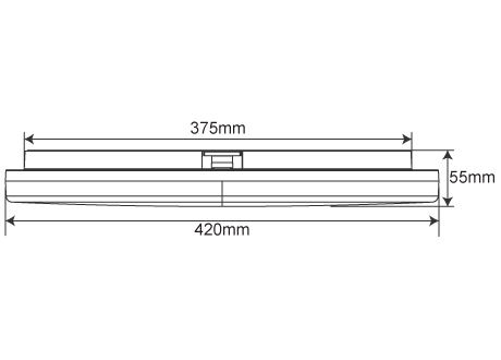 ceiling light diameter 420mm