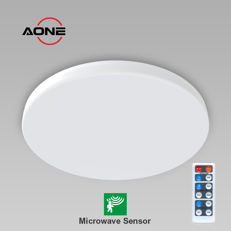 Microwave Sensor Ceiling Light IP54 CCT CL42-SN