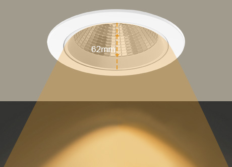 Anti-glare design UGR＜19
