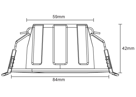 downlight size