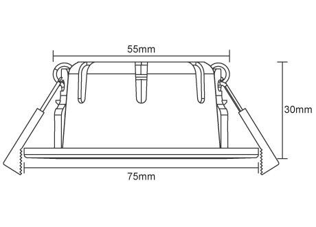 downlight/spotlight sizes