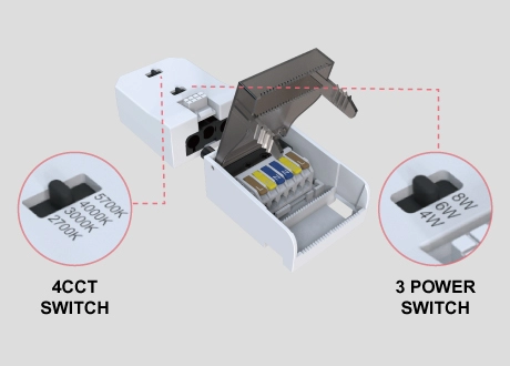 downlight spotlight junction boxes