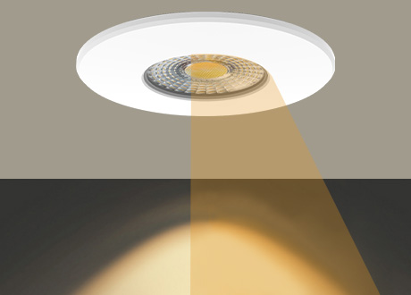 downlight mounting surface