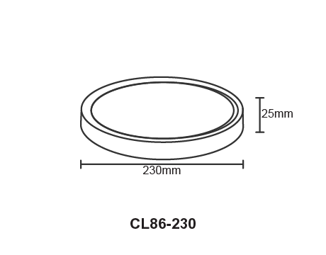 diameter 230mm ceiling lights
