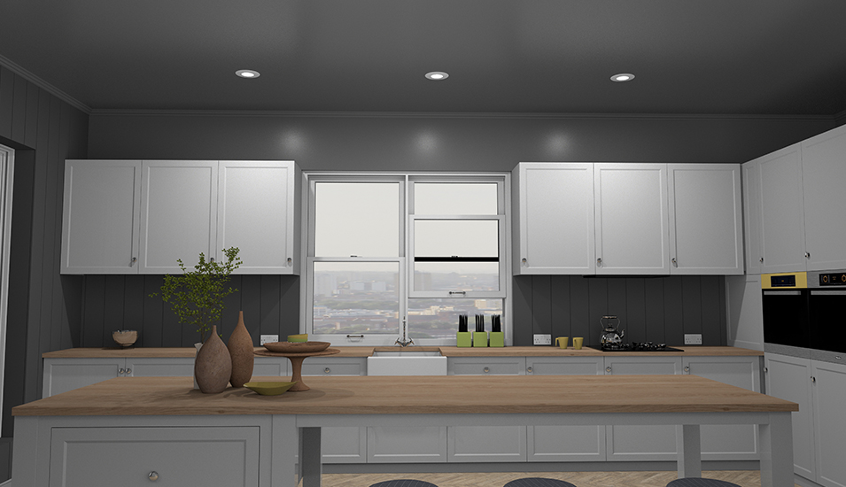 downlight in Kitchen