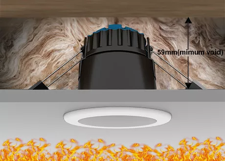 Low UGR Fire Rated LED Downlights Recessed spotlight LED Lighting