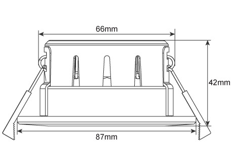 downlight size