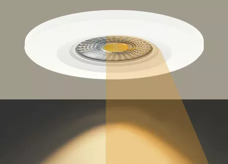 integrated fire rated LED downlights LED Lighting 8w 4cct recessed spotlight ip65 dimmable 