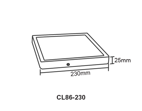 diameter 230mm ceiling lights