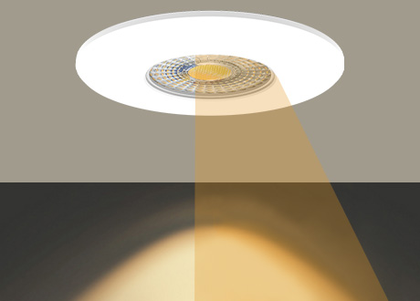 downlight mounting surface