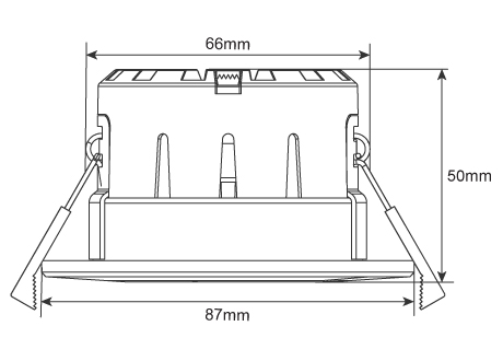 downlight size