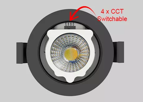 4cct 8W fire Rated LED Downlights LED Lighting Recessed spotlight ip65 dimmable