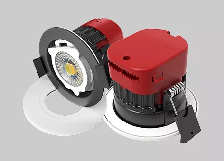 interchangable bezel fire Rated LED Downlights 4cct LED Lighting Recessed spotlight ip65 dimmable