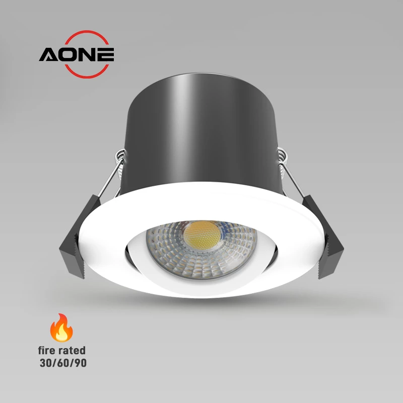 5W-8W 4CCT IP65 Integrated Tiltable Fire-Rated LED Downlight DL95T