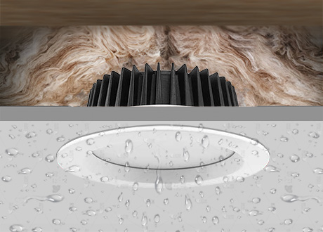 downlight coverable, IP65