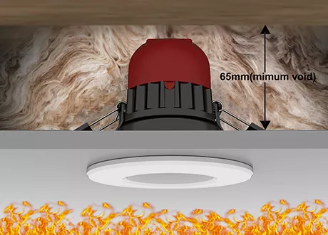 fire Rated Integrated LED Downlights LED Lighting Recessed spotlight ip65 dimmable