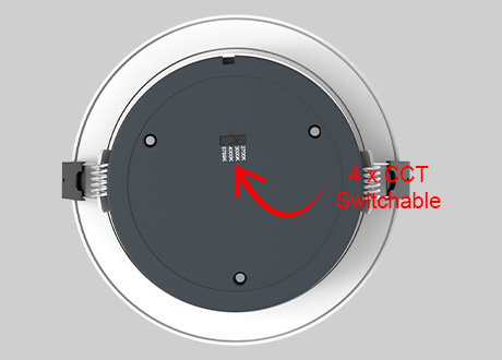 CCT interchangeable downlight