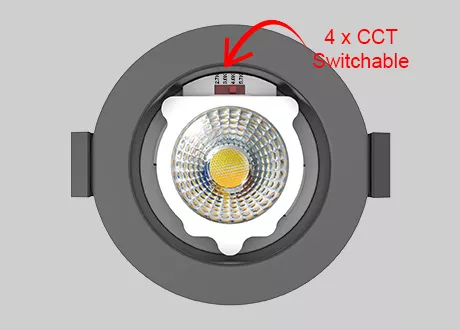 4cct 8W fire Rated LED Downlights LED Lighting Recessed spotlight ip65 dimmable