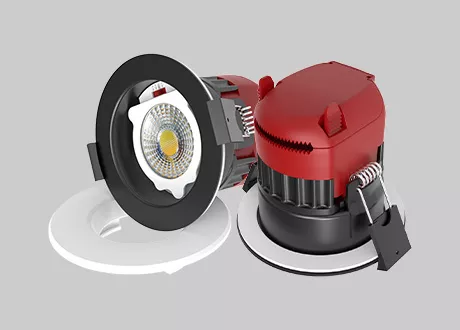 interchangable bezel fire Rated LED Downlights 4cct LED Lighting Recessed spotlight ip65 dimmable