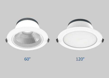 Reflector cup and diffuser option
