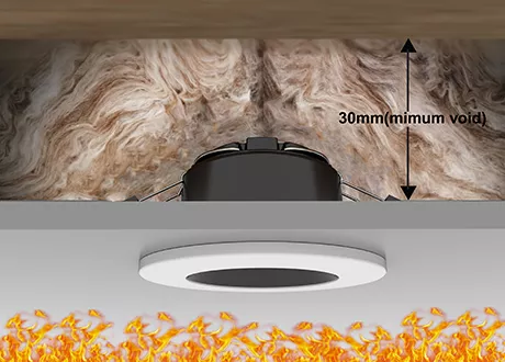 8w 4cct Recessed ugr fire Rated LED Downlights LED Lighting spotlight ip65 dimmable