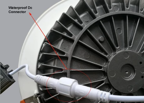 dc connector downlight