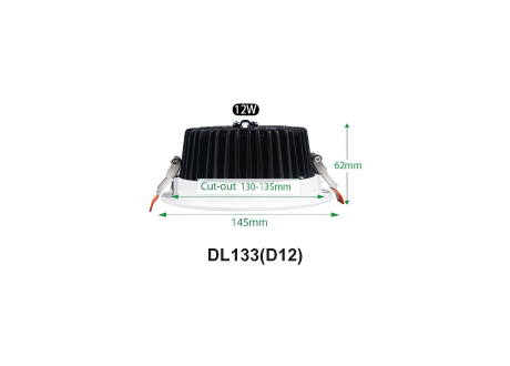 downlight 12W diameter145mm