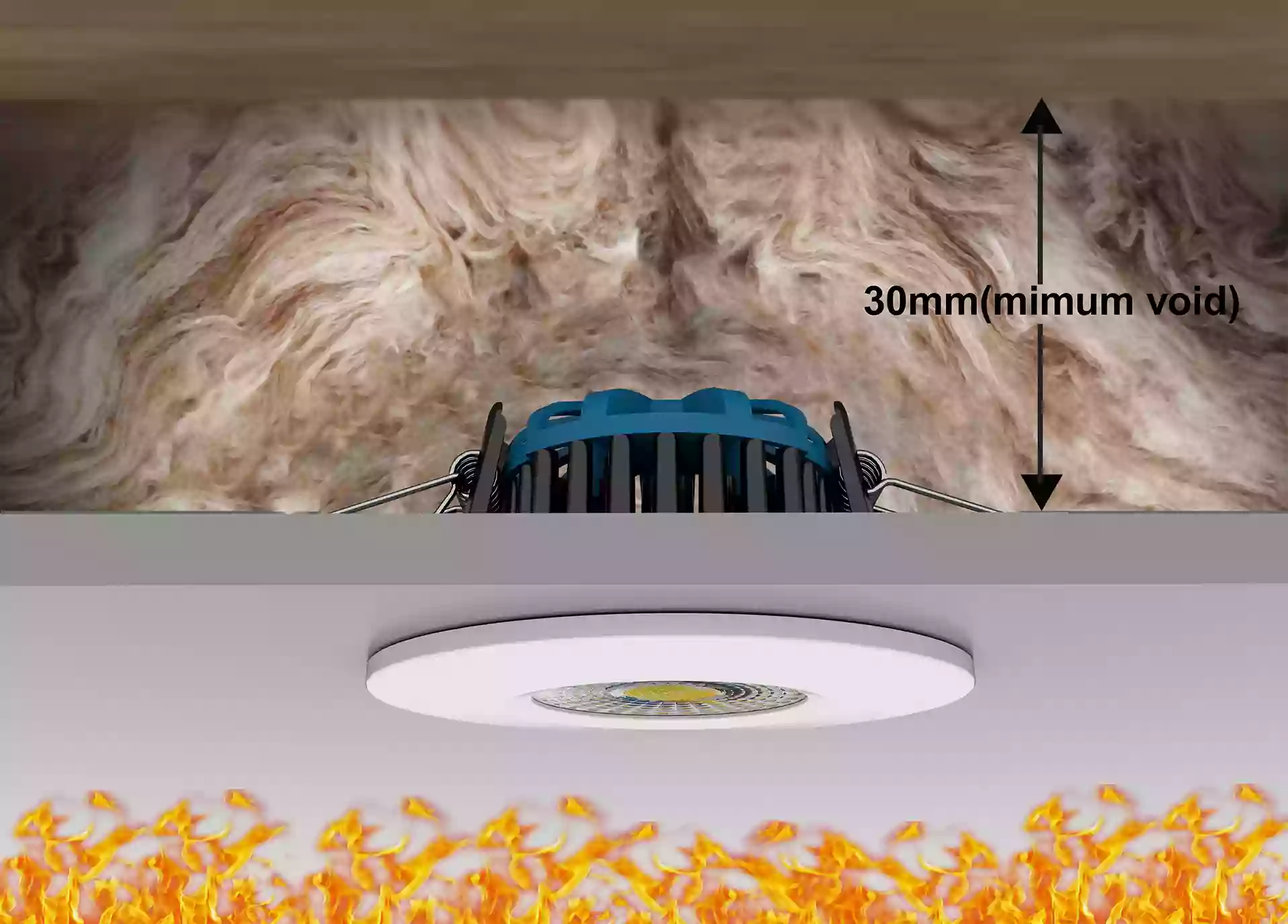 downlight installation depth