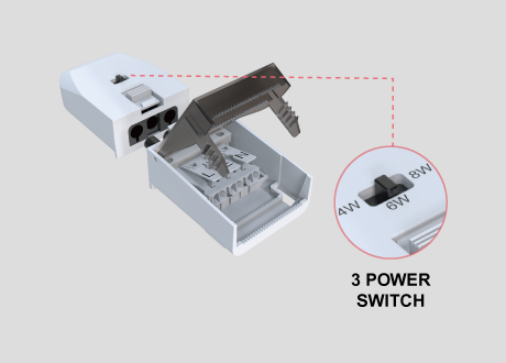 downlight loop in/out terminal