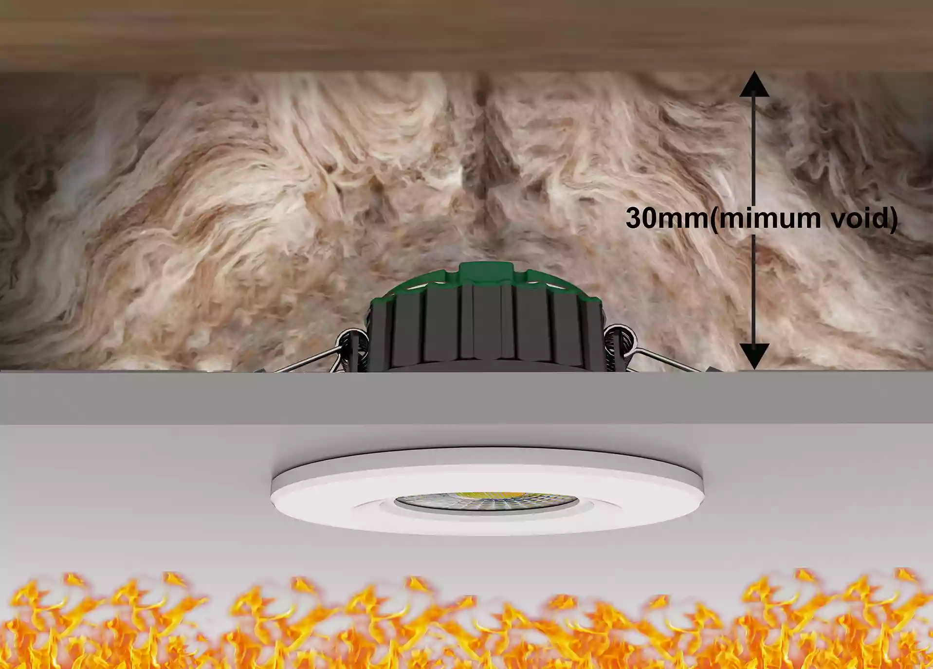 downlight installation depth