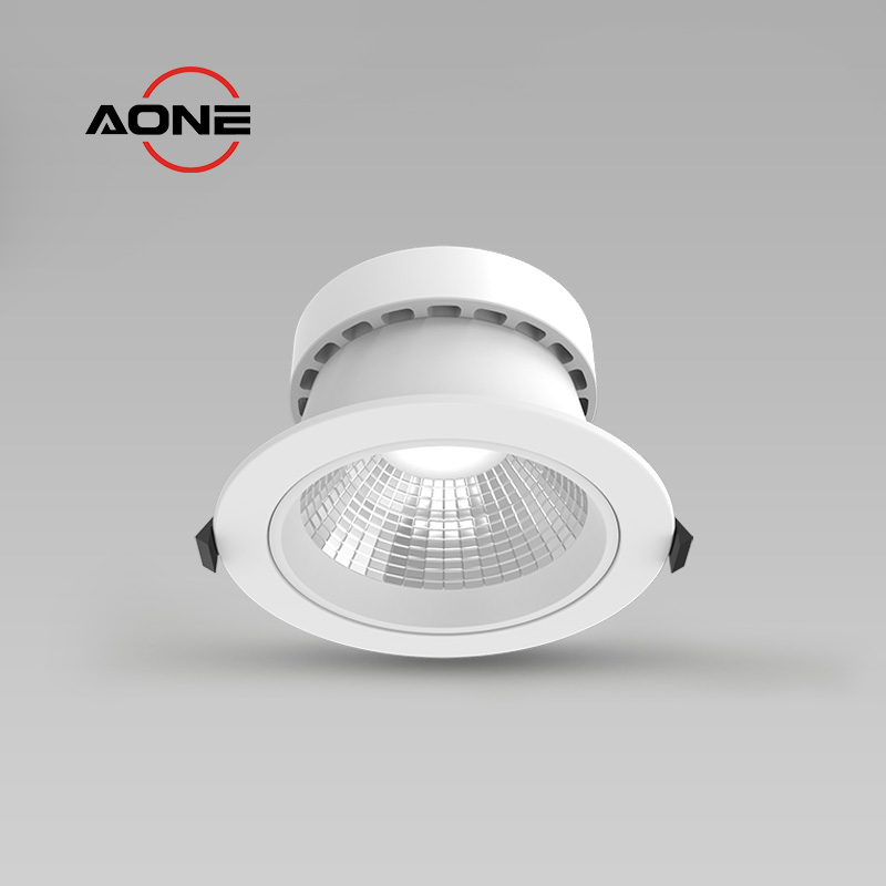 Adjustable Modular downlight - 4/6/8 inch Trims, 60° or 120° Beam, IP54, 120lm/W DL47