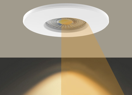 downlight spotlight mounting surface