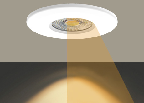 downlight spotlight mounting surface