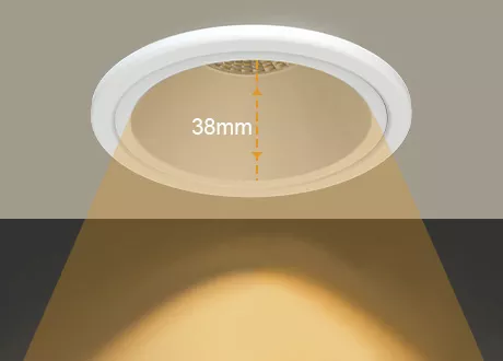 Trimless fire Rated LED Downlights 6W 8W 10W Recessed spotlight ip65 dimmable 4cct LED Lighting