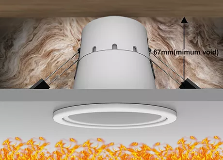 downlight installation Trimless fire Rated LED Downlights 5W 8W Recessed spotlight ip65 dimmable 4cct LED Lighting