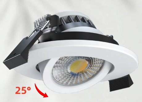 tiltable downlight spotlight
