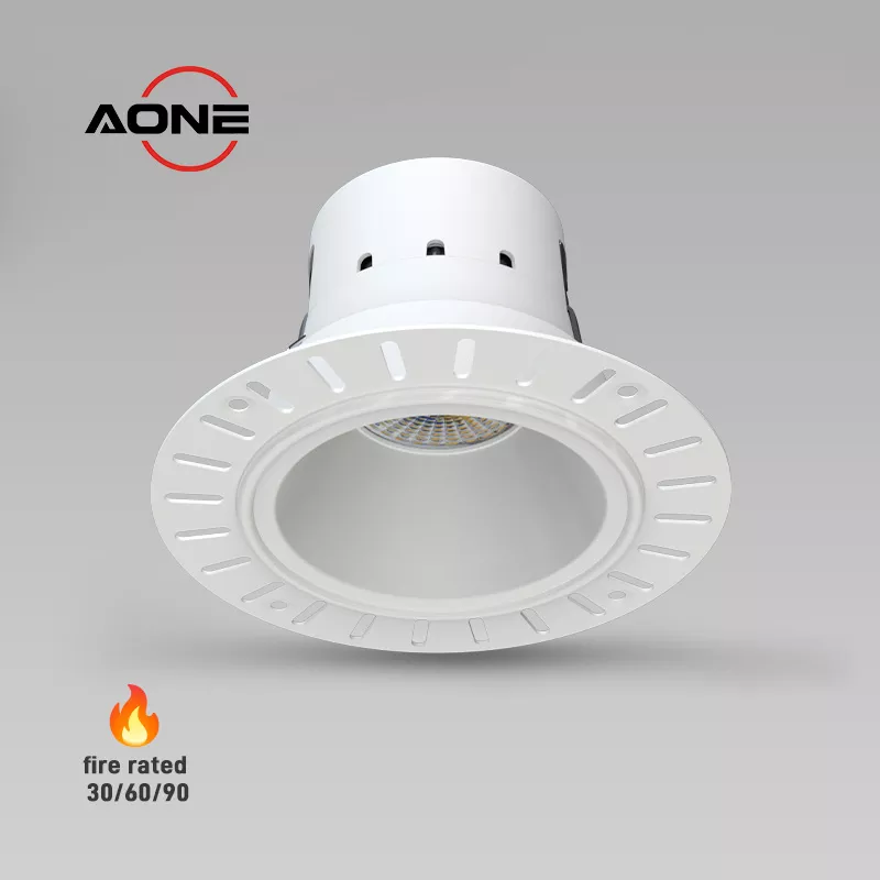 Trimless Fire Rated LED Downlight IP65 Low Glare 4CCT 5W/8W Dimmable LED Spotlight DL02M