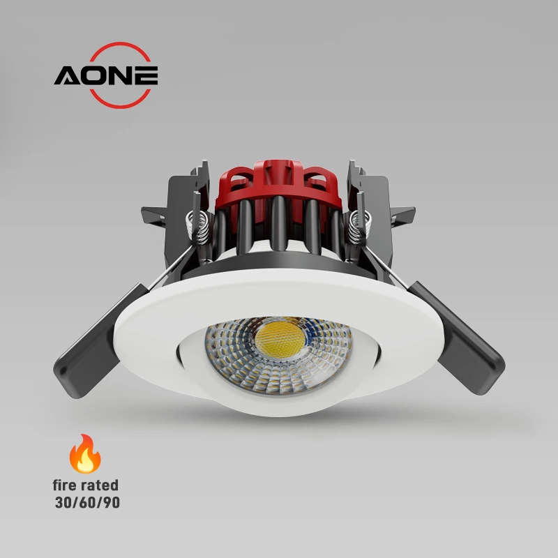4W-6W-8W Smart Spring IP65 Tiltable Fire-Rated LED Downlight 4CCT DL98BB