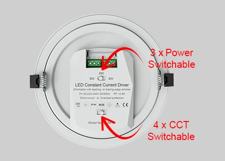downlight CCT switchable