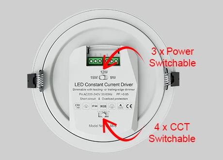 downlight CCT switchable