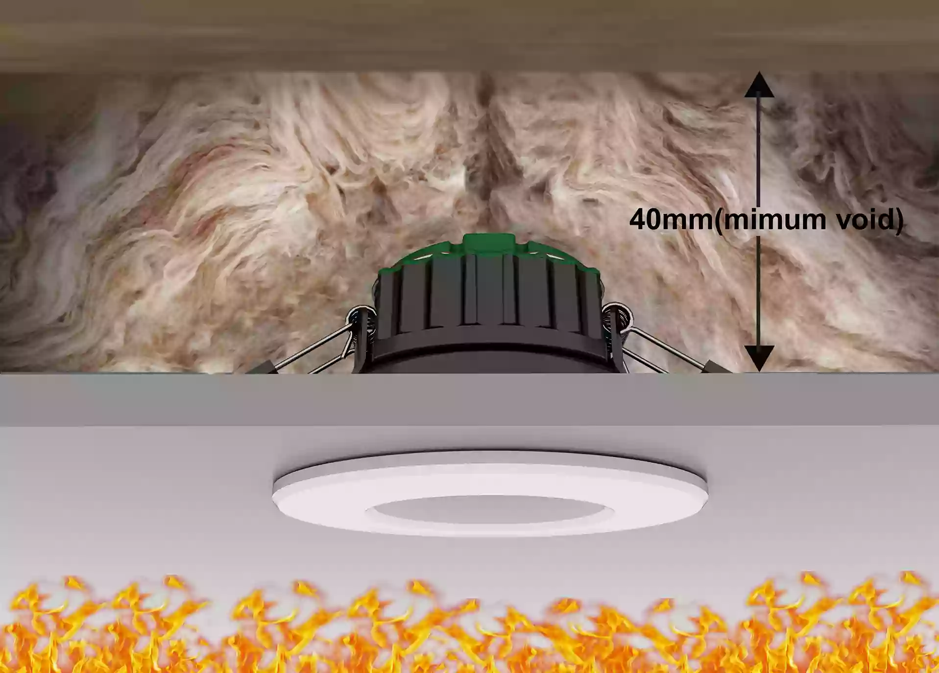 downlight installation depth