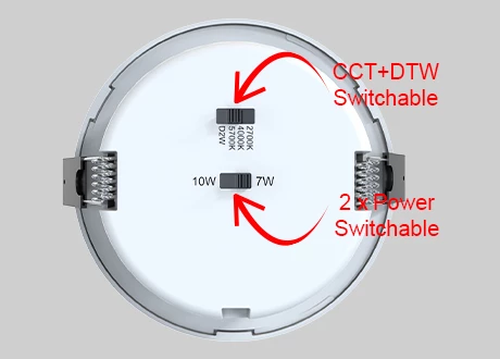 downlight CCT switchable