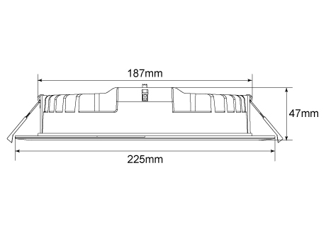downlight Diameter 225MM